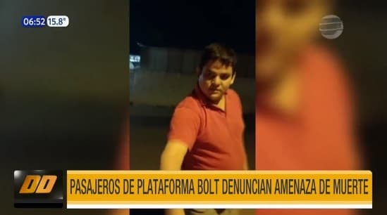 Denuncian a conductor de Bolt por amenazar con cuchillo a familia