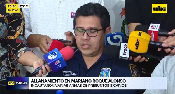 Incautaron armas de “sicarios” en vivienda de Mariano, confirman