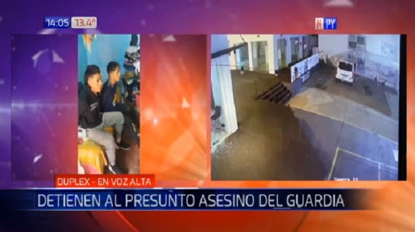 Detienen a dos sospechosos de crimen de guardia