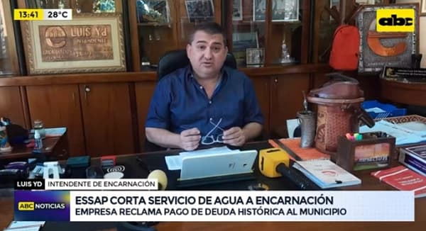 ESSAP corta servicio a Municipalidad de Encarnación por deuda histórica