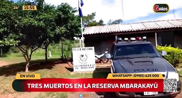 Hombre denuncia que “ajusticiaron” a tres personas en la Reserva de Mbaracayú