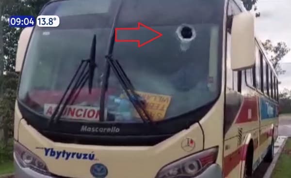 Piedra suelta impacta contra bus y deja una fallecida 