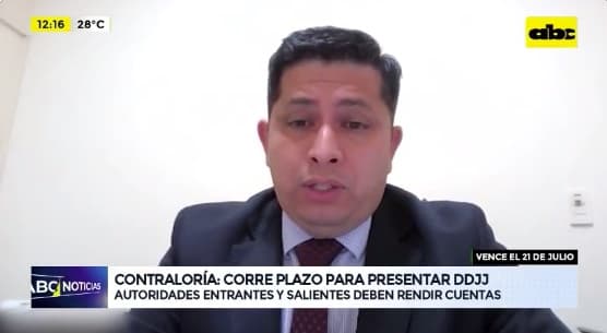 Recuerdan vencimiento de plazo para presentación de declaraciones juradas