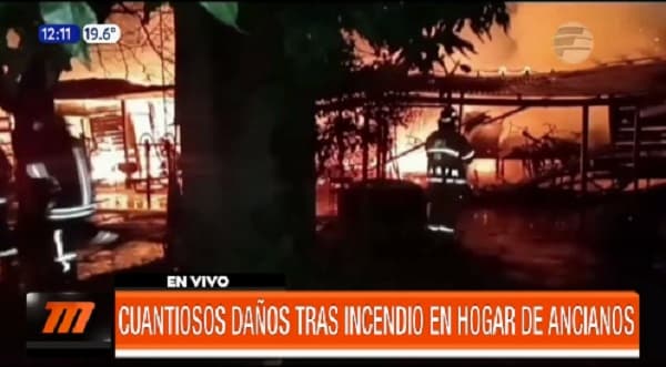 Hogar de ancianos queda sin víveres tras incendio de depósito en Hernandarias