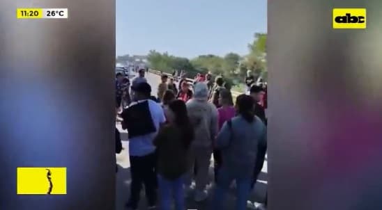 Reportan embotellamiento en zona de Nanawa – Clorinda por cierre de ruta