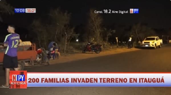 200 familias invaden terreno “abandonado” en Itauguá