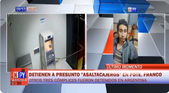 Capturan a “asaltacajeros” en Paraguay y Argentina
