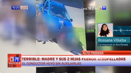 Hombre atropella a madre e hija y hasta a embarazada en Ciudad del Este