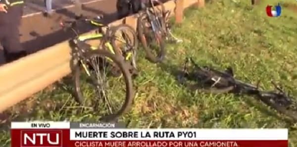 Joven ciclista pierde la vida tras ser atropellado por camioneta en Encarnación