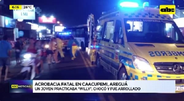 “Willy” fatal: Joven choca y termina arrollado mientras hacía acrobacia en moto