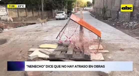 Nenecho Rodríguez niega retrasos de obras en Asunción