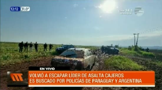 “Líder de asaltacajeros” huye por cuarta vez de la Policía, reportan