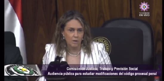 Yamil Esgaib corta el micrófono a Rocío Vallejo en audiencia pública