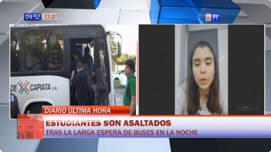 Universitarios son asaltados esperando buses, denuncian