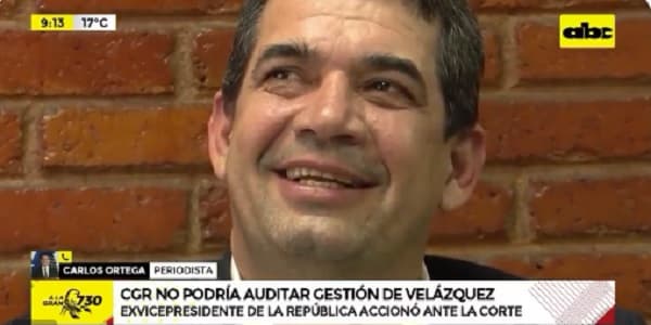 Sala Constitucional paraliza auditoría a exvicepresidente Velázquez