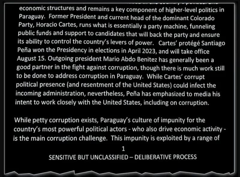 EE.UU. pone en la mira a Cartes en agresivo plan anticorrupción para Paraguay