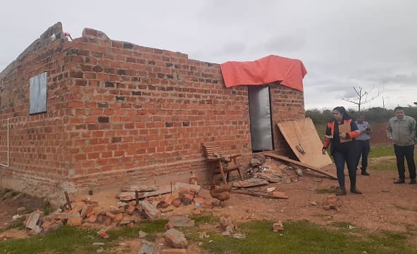 SEN asiste a cuatro departamentos tras destrozos por temporal