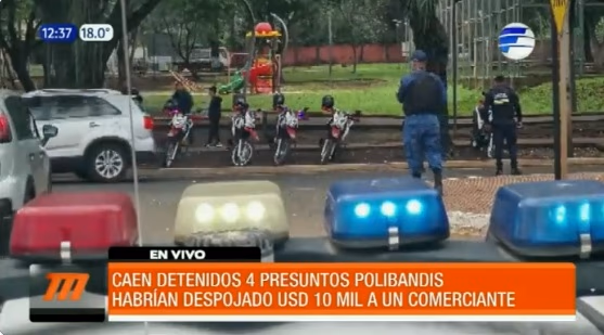 Cuatro policías detenidos tras denuncia de extorsión y robo