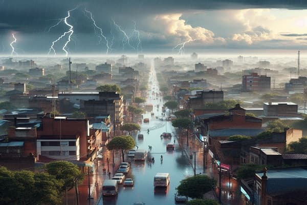 Anuncian miércoles con tormentas y lluvias