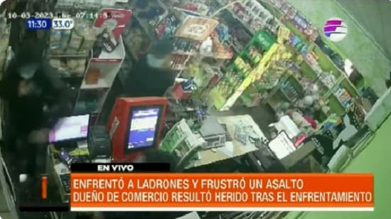 Comerciante frustra asalto con botón de pánico