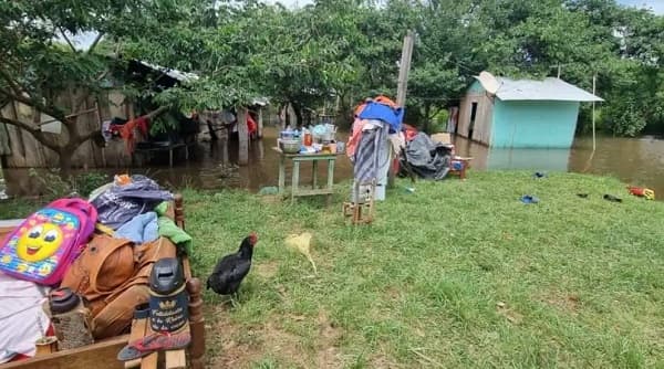 Ayolas en alerta roja: 600 familias en riesgo por inminentes inundaciones