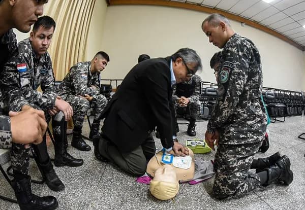 Grupo Lince se capacita en reanimación cardiopulmonar