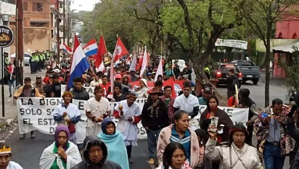 Marcha indígena en Asunción: Calles afectadas y demandas claves