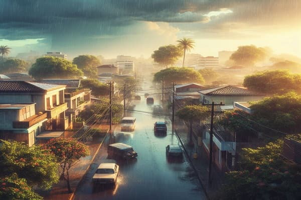 Martes caluroso con tormentas eléctricas en camino