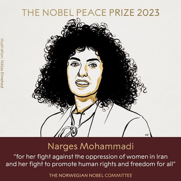 Narges Mohammadi: La voz iraní que desafió la opresión y conquistó el Nobel de la Paz 2023