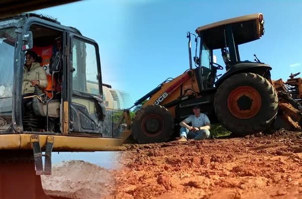 Mujeres se destacan en concurso de operación de maquinarias