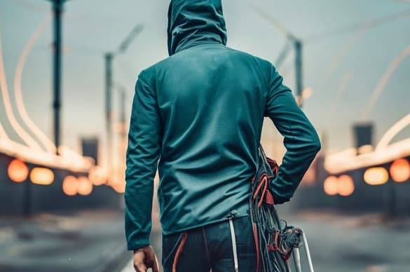 Hombre queda herido al intentar robar cables