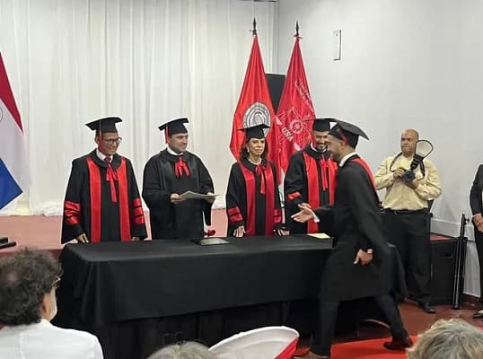 Jorge Bogarín Alfonso, marcado por EEUU como 'corrupto', es padrino de promoción en la UNA