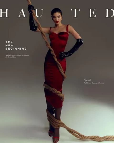 Nadia Ferreira, la belleza paraguaya que conquista a México en la portada de Haunted Magazine