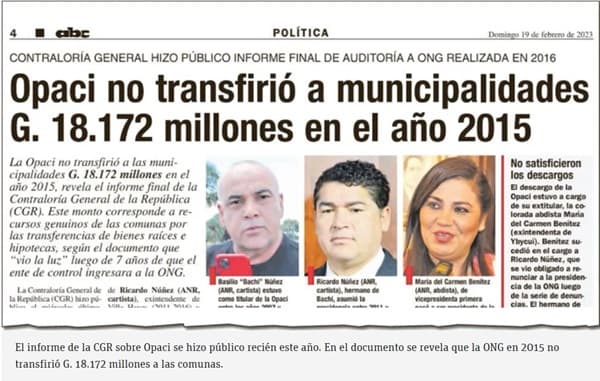 “Bachi” Núñez: De titular y asesor de Opaci a impulsor de ley de transparencia en ONGs