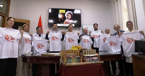 Ministerio de Salud Pública lanza campaña “Fiestas sin bombas ni bombitas, sin lesiones ni quemaduras”