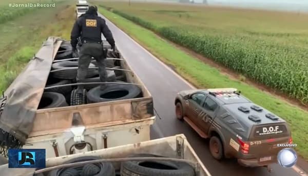 Contrabando de neumáticos: Técnica 'bola de neumático' en auge en frontera Paraguay-Brasil