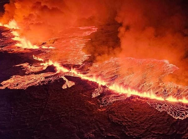 Erupción volcánica en Islandia: Declaran estado de emergencia mientras el magma se acerca a zonas pobladas
