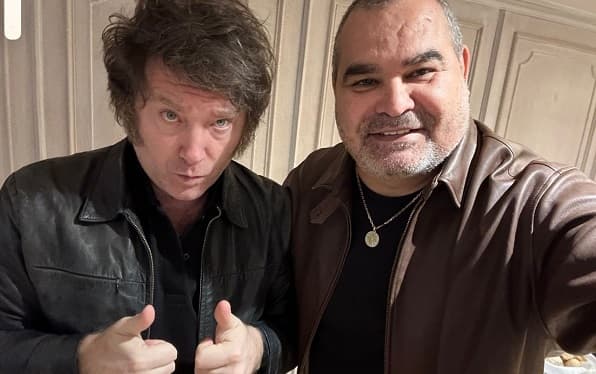 Milei y Chilavert, en reunión previa a la presidencia