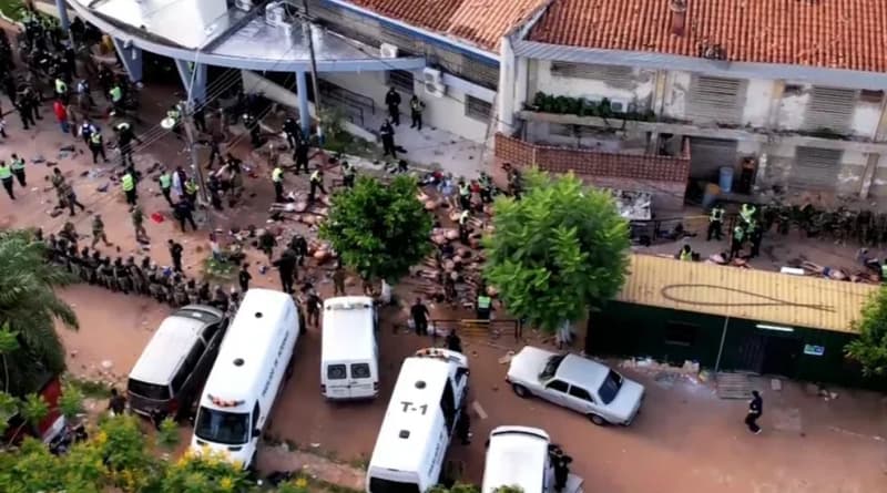 Violento enfrentamiento en penal de Tacumbú para desbaratar al Clan Rotela