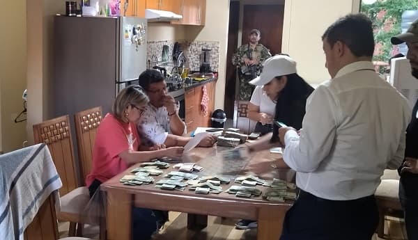 Capturan a funcionarios de Dinac por tráfico de cocaína