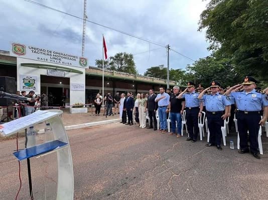 Inauguran subcuartel de Linces en Villa Elisa para reforzar seguridad