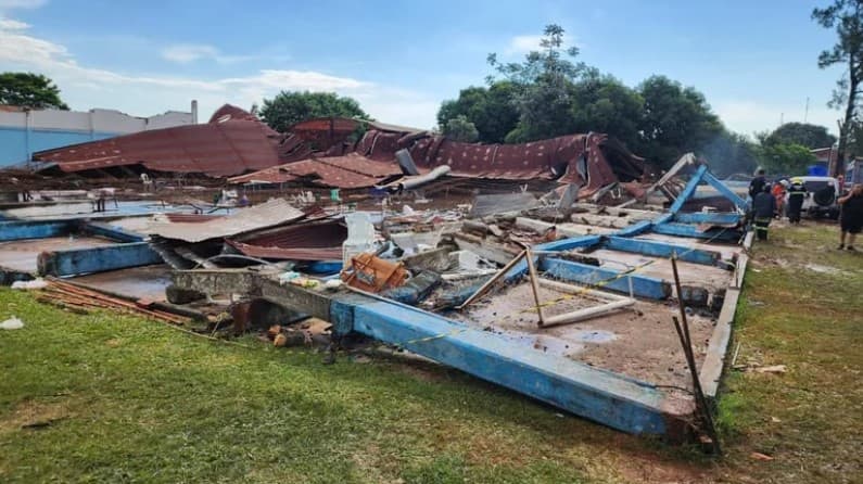 Tragedia en Caaguazú: Derrumbe mortal en Club 8 de diciembre
