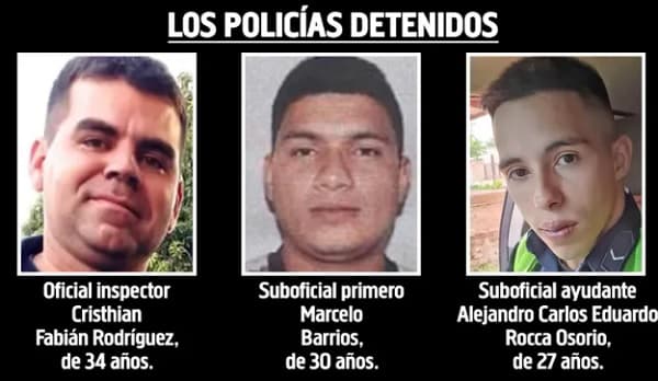 Tres policías a prisión por extorsionar a conductor de Bolt