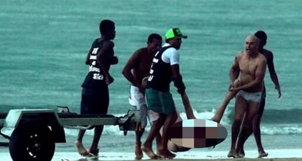 Rayo mata a una mujer y deja siete heridos en playa de Brasil