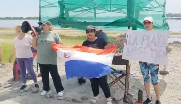 Controversia en Remansito por construcción de segundo muro sobre el Río Paraguay