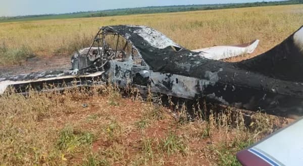 Segunda avioneta incinerada en Canindeyú en menos de dos semanas
