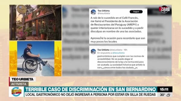 Activista denuncia discriminación en local gastronómico de San Bernardino
