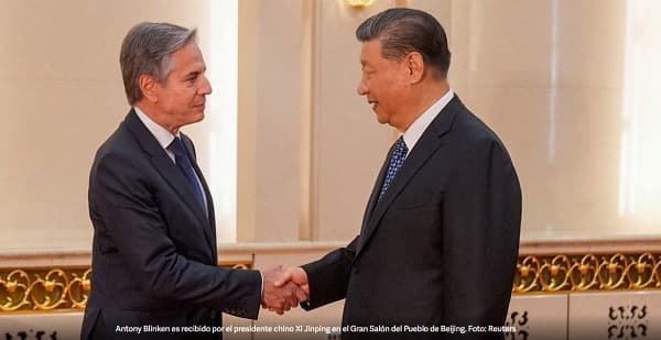 Visita de Blinken a China: Xi aboga por una relación de socios, no rivales, en medio de tensiones bilaterales