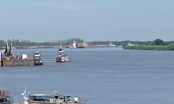 Dragado en puntos críticos del río Paraguay por bajante extrema