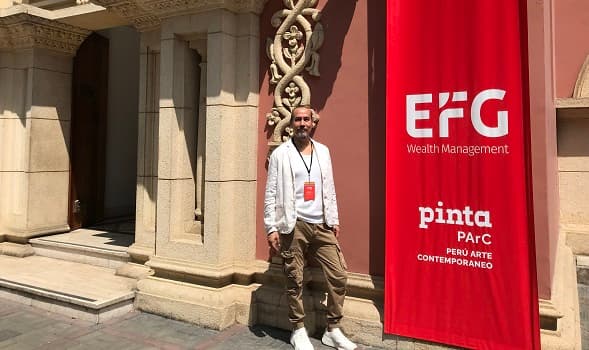 Marcos Benítez, único paraguayo en feria Pinta ParC Perú